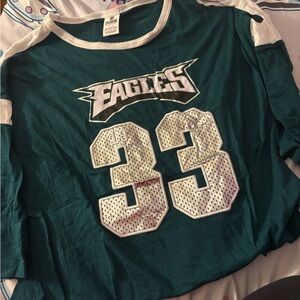 Vs pink eagles tee